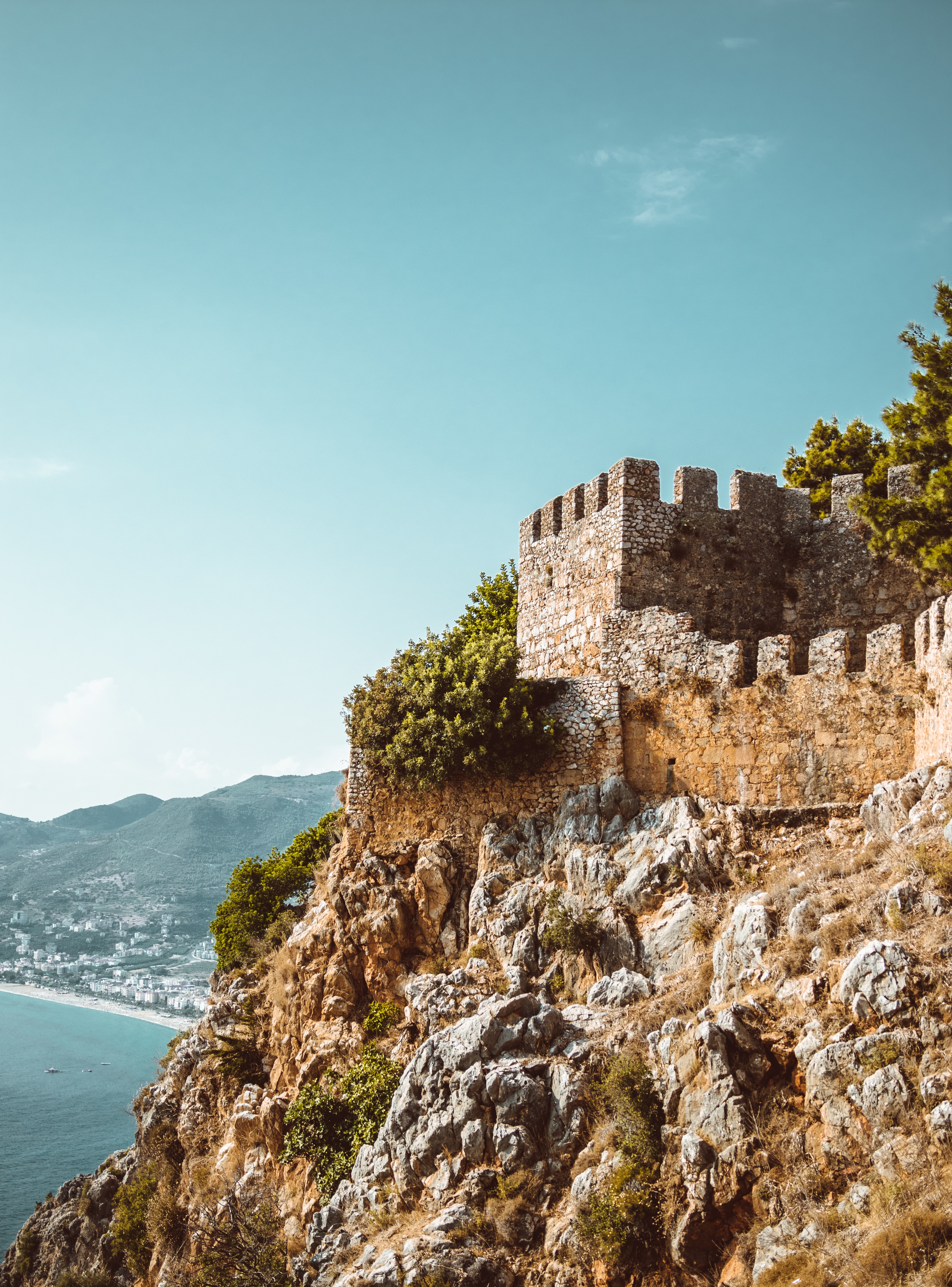 Alanya - Türkei - Felsenwand ander türkischen Riviera